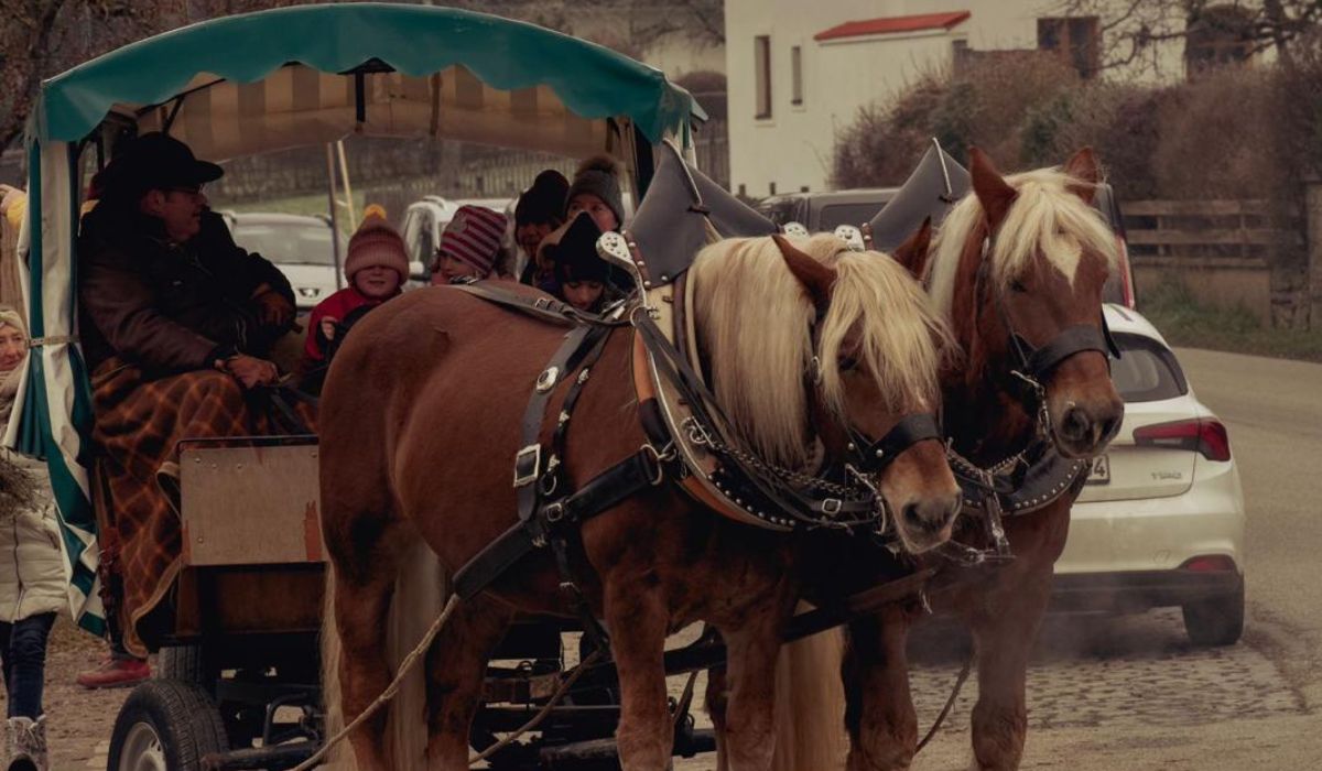 Dorfweihnacht Truchtlaching Kutsche
