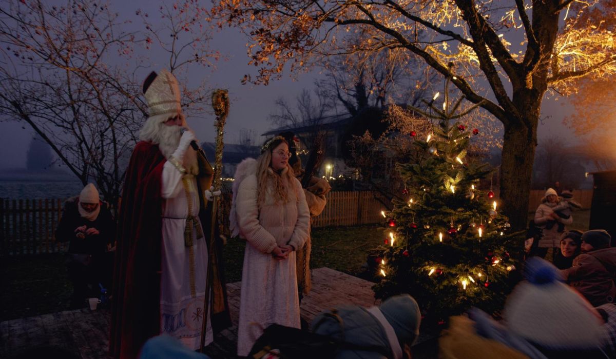 Dorfweihnacht Truchtlaching Nikolaus